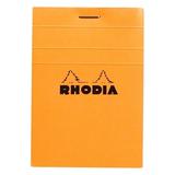 Rhodia Pad Staple Bound Graph Orange 3 x 4