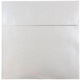 JAM Paper 8.5 x 8.5 Envelopes Silver Metallic 250/Pack