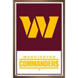 NFL Washington Commanders - Logo 22 Wall Poster 22.375 x 34 Framed