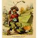 Political satire of Presidential politics calling activities such as petty trick and dishonest methods. A golfer swings an iron marked peanut politics. Poster Print (18 x 24)