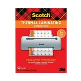 Scotch Laminating Pouches 3 mil 9 x 11.5 Gloss Clear 50/Pack