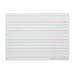 Magnetic Dry Erase Board Two-Sided Ruled/Blank 9 x 12 Pack of 3