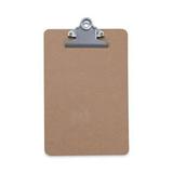 4PK Universal Hardboard Clipboard 0.75 Clip Capacity Holds 5 x 8 Sheets Brown (05610)