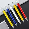 Multitool Pen 6 in 1 Portable Metal Wear Resistant Tech Tool Pen for Office Blue Metal