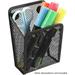 Happon Black Pen Holder Magnetic Pencil Holder Marker Metal Holder for Home Desk Whiteboard Fridge