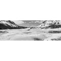 Panoramic Images PPI98394L Lake and snowcapped mountains Tioga Lake Inyo National Forest Eastern Sierra Californian Sierra Nevada California USA Poster Print by Panoramic Images - 36 x 12