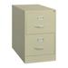 Hirsh 25 Deep 2 Drawer Legal Width Metal Vertical File Cabinet Commercial Grade Putty