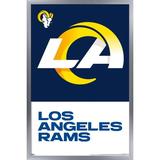 NFL Los Angeles Rams - Logo 20 Wall Poster 22.375 x 34 Framed