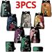 3PCS Cartoon Demon Slayer Backpacks Students School Bag Set with Shoulder Bag Pencil Box(#5)