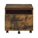 HomeRoots Decor 18.89-inch X 15.74-inch X 25.23-inch Weathered Oak File Cabinet
