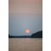 A Red Sun Setting Over The Forest with A Lake Reflecting The Pink Glow - Manitoba Canada Poster Print by Thomas Fricke 24 x 38 - Large