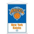 NBA New York Knicks - Logo 21 Wall Poster with Wooden Magnetic Frame 22.375 x 34