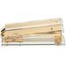Acrylic Clear Stapler - Gold Stapler Makes a Cool Office Desk Accessory for Office Home or School - Uses Standard Staples
