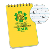 Rite in the Rain Weatherproof EMS Notebook 3 x 5 Yellow Cover Vital Stats Pages (No. 112)