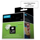 Dymo Large Address Labels 3.50 x 1.50 Length - Rectangle - Inkjet - White - 520 / Roll - 520 / Box
