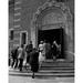 Rear view of a group of people entering a church St. Mary s Church St. Petersburg Florida USA Poster Print (24 x 36)