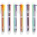 6 Pack 0.5mm 6-in-1 Multicolor Ballpoint Pen 6 Colors Retractable Ballpoint Pens (6 Pack)