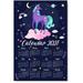 Girls Room Wall Art Calendar 2021 Pink Unicorn Poster Print Birthday Gifts for Kids Toddler Nursery Room Decor Ideas