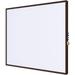 Ghent s Ceramic 4 x 8 Whiteboard with Cherry Trim in White