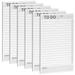 6 Pack To Do List Notepads Daily Reminder Checklist (8.5 x 5.5 In 60 Sheets Each)