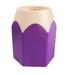 YUEHAO Pencil Barrel Makeup Brush Vase Pencil Pot Pen Holder Stationery Storage Pp Pencil Holder Purple Purple