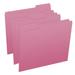 Pink Color File Folders 1/3 Cut Top Tab Letter Size Perfect for Organizing Documents in File Drawers Box of 100