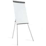 Quartet Melamine Presentation Easel Whiteboard/Flipchart 3 x 2 Gray Frame