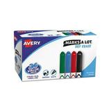 MARKS A LOT Pen-Style Dry Erase Marker Value Pack Medium Chisel Tip Assorted Colors 24/Set
