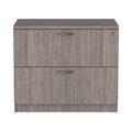 Alera Alera Valencia Series Lateral File 2 Legal/Letter-Size File Drawers Gray 34 x 22.75 x 29.5