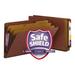 Smead End Tab Pressboard Classification Folders with SafeSHIELD Coated Fasteners 3 Dividers Legal Size Red 10/Box (29865)