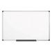 Mastervision Value Lacquered Steel Magnetic Dry Erase Board 96 x 48 White Aluminum Frame