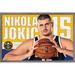 NBA Denver Nuggets - Nikola Jokic 19 Wall Poster 22.375 x 34 Framed