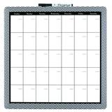 Quartet Home Organization Magnetic Monthly Dry-Erase Calendar 14 x 14 Frameless