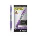 G2 Premium Retractable Gel Pen 0.5 mm Purple Ink Smoke Barrel Dozen