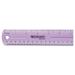 10PK Westcott 12975 12 Jewel Colored Ruler