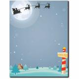 North Pole Letterhead Laser & Inkjet Printer Paper 25 Sheets