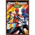 Power Rangers: Beast Morphers - Group Wall Poster 14.725 x 22.375 Framed