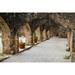 Arched Portico at Mission San Jose in San Antonio Poster Print by Larry Ditto (18 x 24)