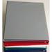Assorted Colors of Vinyl 3-Ring Binders 1/2-Inch for 8.5 x 11 Sheets with Inside Pockets 6-PACK