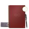 Rocketbook Core Smart Reusable and Sustainable Smart Spiral Notebook - Maroon - Executive Size Eco-friendly Notebook (6 x 8.8 ) - 36 Dot-Grid Pages - Includes 1 Pen and Microfiber Cloth
