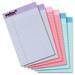 TOPS Prism+ Writing Pads 5x 8 Perforated Jr. Legal Ruled Narrow 1/4 Spacing Assorted Colors 2 Each: Pink Orchid Blue 50 Sheets 6 Pack (63016)
