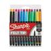 Sharpie Art Pen Porous Point Pen Stick Fine 0.4 mm Assorted Ink Colors Black Barrel 24/Pack (1983967)