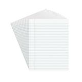 Staples Notepads 8.5 x 11 Wide White 50 Sh./Pad 12 Pads/PK 154120