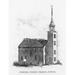 Boston: Church. /Nfederal Street Church Now Arlington Street Church Built 1744 In Boston Massachusetts. Wood Engraving 1860. Poster Print by (24 x 36)