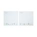 ECR4Kids MessageStor Magnetic Dry-Erase Glass Board with Magnets 17.5in x 17.5in Wall-Mounted Whiteboard Birds 2-Pack