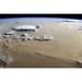 View of a dust storm that stretches across the sand seas of the Sahara Desert Poster Print (17 x 11)