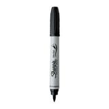 Sharpie Brush Tip Permanent Marker Medium Brush Tip Black Dozen (1810705)