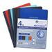 U Style Antimicrobial Composition Book with MicrobanÂ® 100 Sheets Wide Ruled 4 Pack