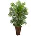 Nearly Natural Artificial Kentia Palm Tree in Decorative Planter