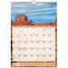 AT-A-GLANCE Scenic Monthly Wall Calendar Scenic Landscape Photography 12 x 17 White/Multicolor Sheets 12-Month (Jan to Dec): 2023 (DMW20028)